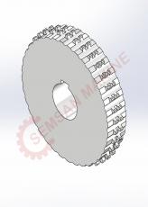 Modüler Bant dişlisi 12,7mm Hatveli